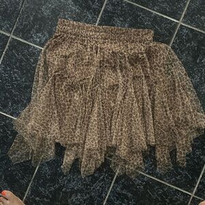 NWT Cheetah skirt